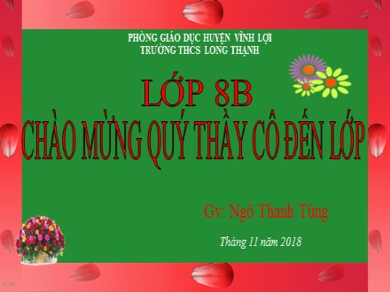 Bài giảng Đại số Lớp 8 - Bài 4: Quy đồng mẫu thức nhiều phân thức - Năm học 2018-2019 - Ngô Thanh Tùng