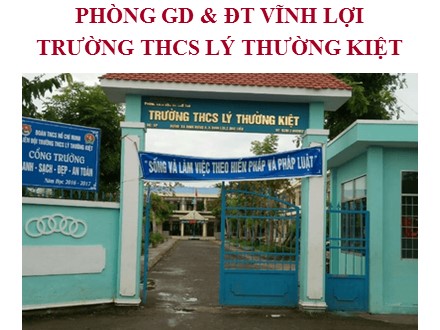 Bài giảng Ngữ văn Lớp 6 - Văn bản: Bài học đường đời đầu tiên - Trường THCS Lý Thường Kiệt