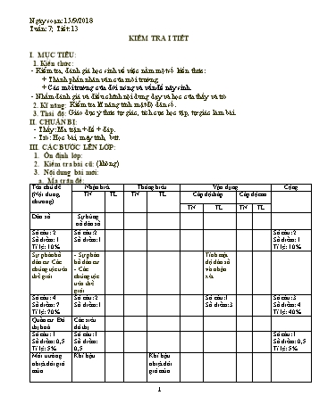 Giáo án Địa lí Lớp 7 - Tuần 7 - Năm học 2018-2019 - Trường THCS Ngô Quang Nhã