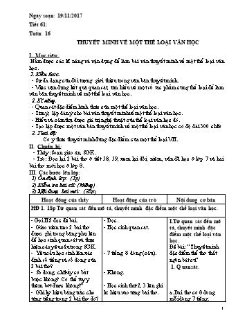 Giáo án Ngữ văn Khối 8 - Tuần 16 - Năm học 2017-2018 - Trường THCS Ngô Quang Nhã