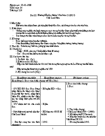 Giáo án Ngữ văn Khối 9 - Tuần 24 - Năm học 2017-2018 - Trường THCS Ngô Quang Nhã