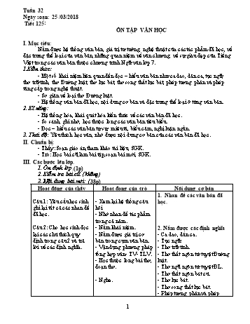 Giáo án Ngữ văn Lớp 7 - Tuần 32 - Năm học 2017-2018 - Trường THCS Ngô Quang Nhã