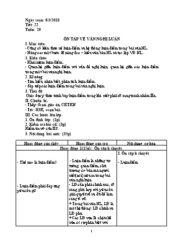 Giáo án Ngữ văn Lớp 8 - Tuần 29 - Năm học 2017-2018 - Trường THCS Ngô Quang Nhã